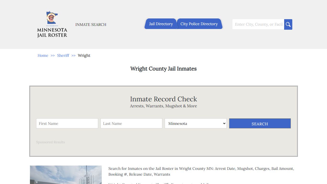 Wright County Jail Inmates | Jail Roster Search - Minnesota Jail Roster